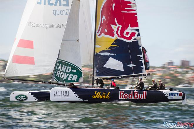 Red Bull  - Day 3, Extreme Sailing Series, Sydney © Beth Morley - Sport Sailing Photography http://www.sportsailingphotography.com
